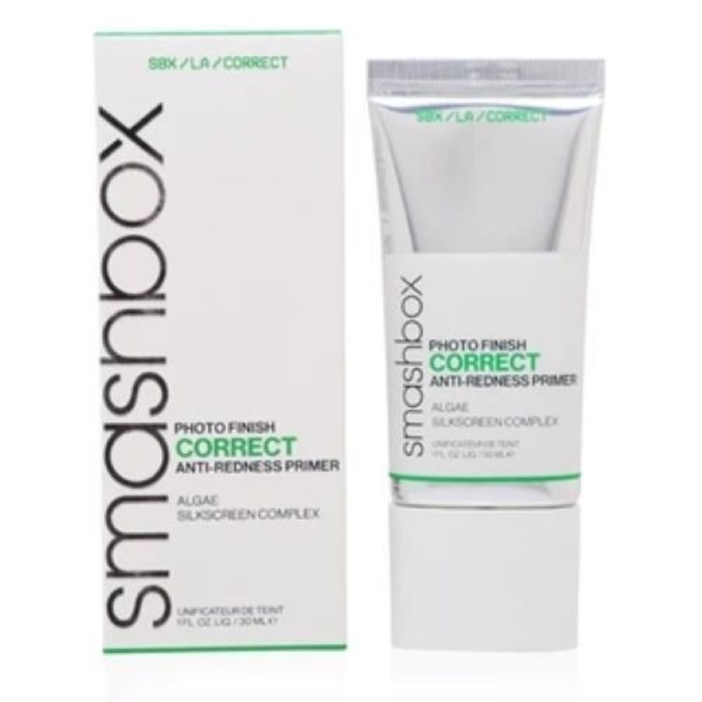Smashbox Photo Finish Correct Anti-Redness Primer, Full Size 1oz/30mL Makeup